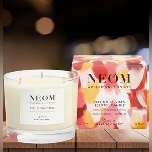 NIB! NEOM- Limited Edition Feel Good Vibes Candle (3 Wick)